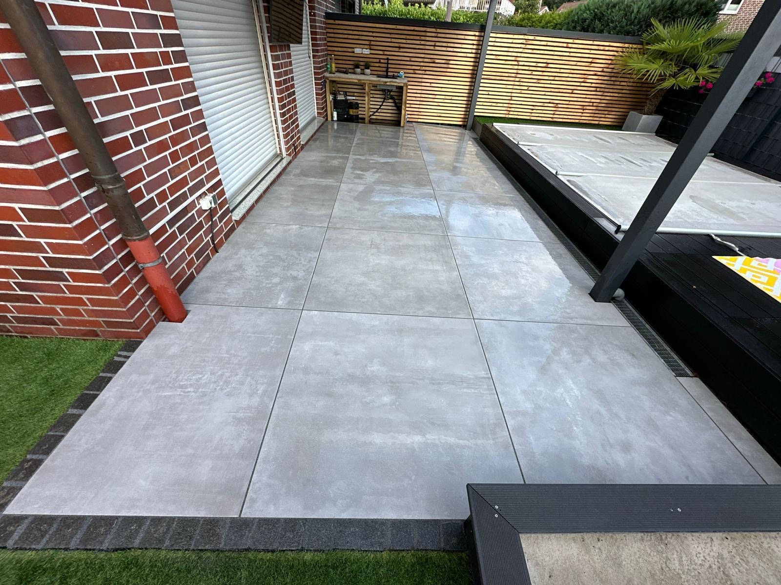 Großformat-Terrassenplatten